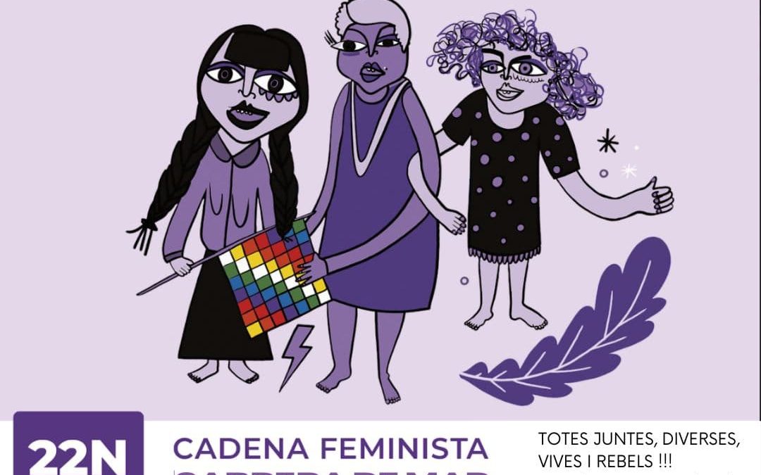 Cadena Feminista a Cabrera de Mar