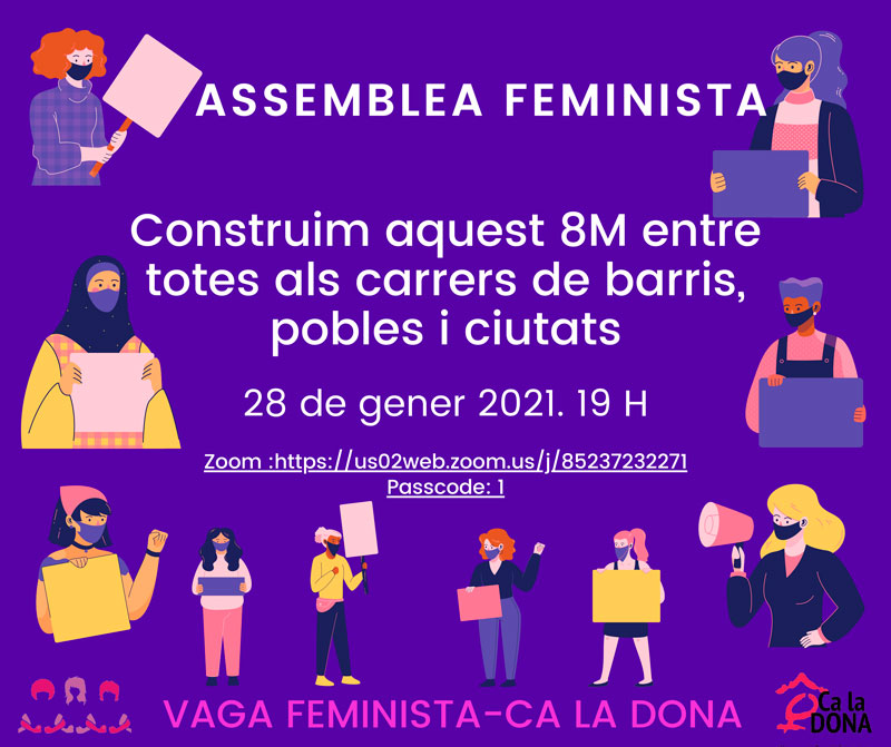 Assemblea Feminista 8M 28 de gener 19h