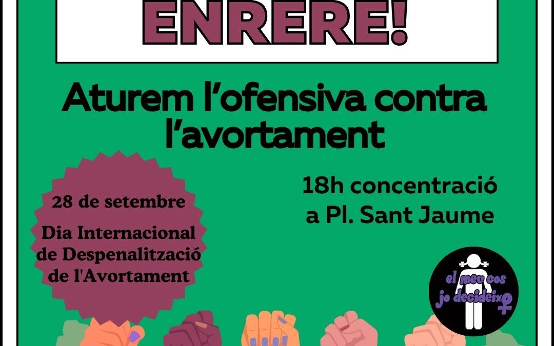 Manifest Dia internacional per la despenalització de l’Avortament