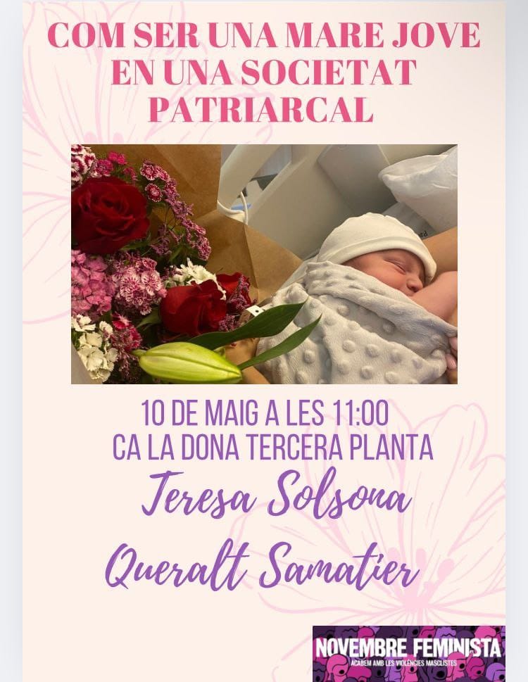 Com és ser mare jove en una societat patriarcal - novembre feminista